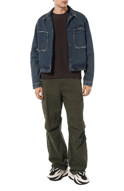 Комбинированные кроссовки unicorn BALMAIN, арт. AM1VJ309KN0C, фото 2