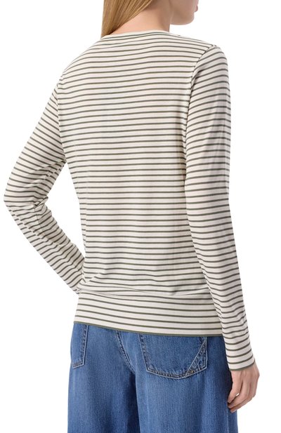 Лонгслив WINDSOR кремового цвета по цене 19150 руб., арт. 52 DT106 10017405/30045346, фото 4 Лонгслив WINDSOR, арт. 52 DT106 10017405/30045346, фото 4