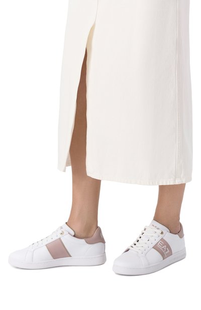 Кожаные кеды ea7 classic EA7, арт. X8X102/XK346, фото 3