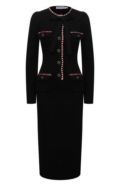 Женское платье из хлопка и шерсти SELF-PORTRAIT, арт. AW21-065M