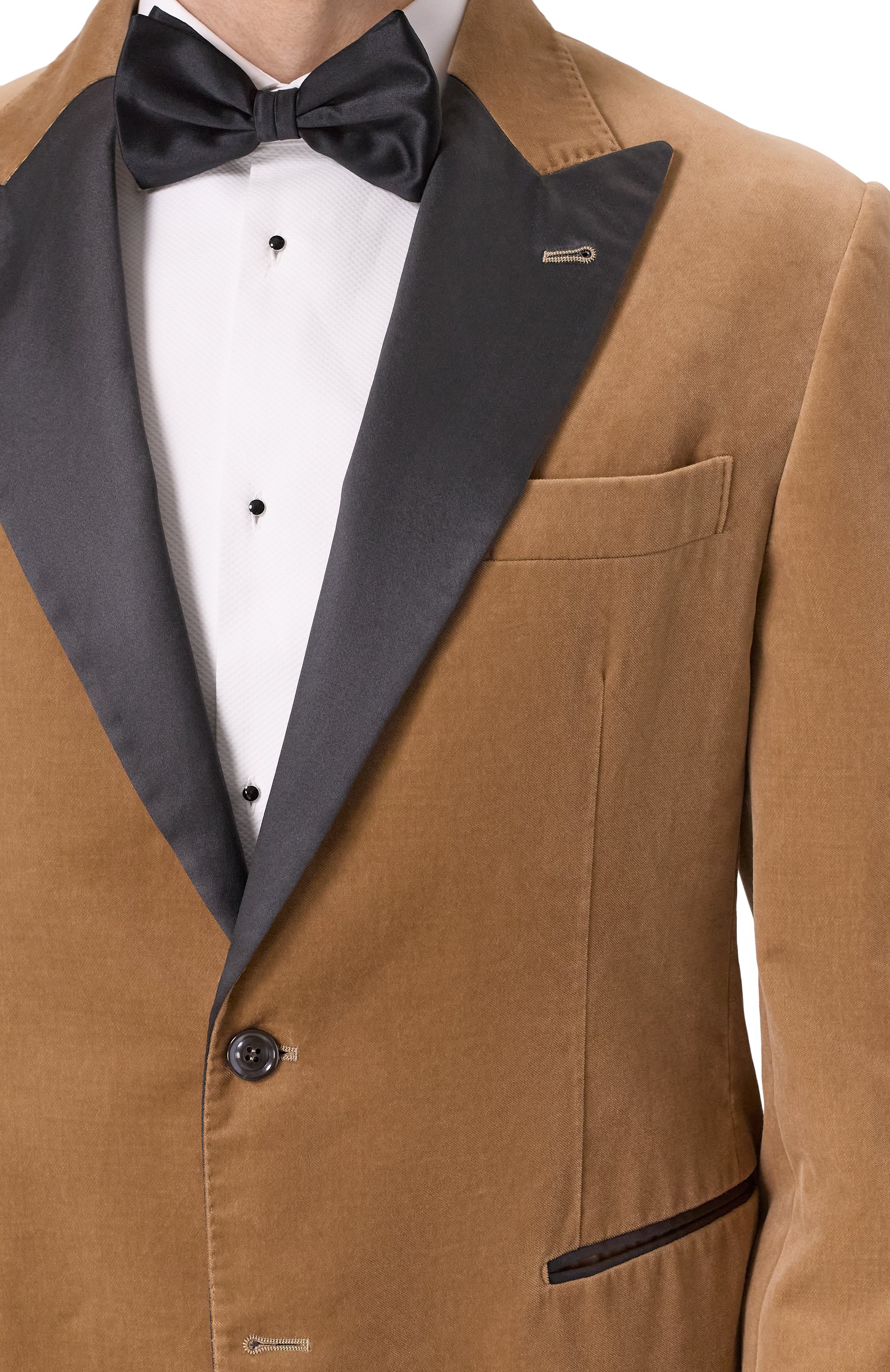 Бархатный смокинг BRUNELLO CUCINELLI, арт. ML479GS03, фото 7