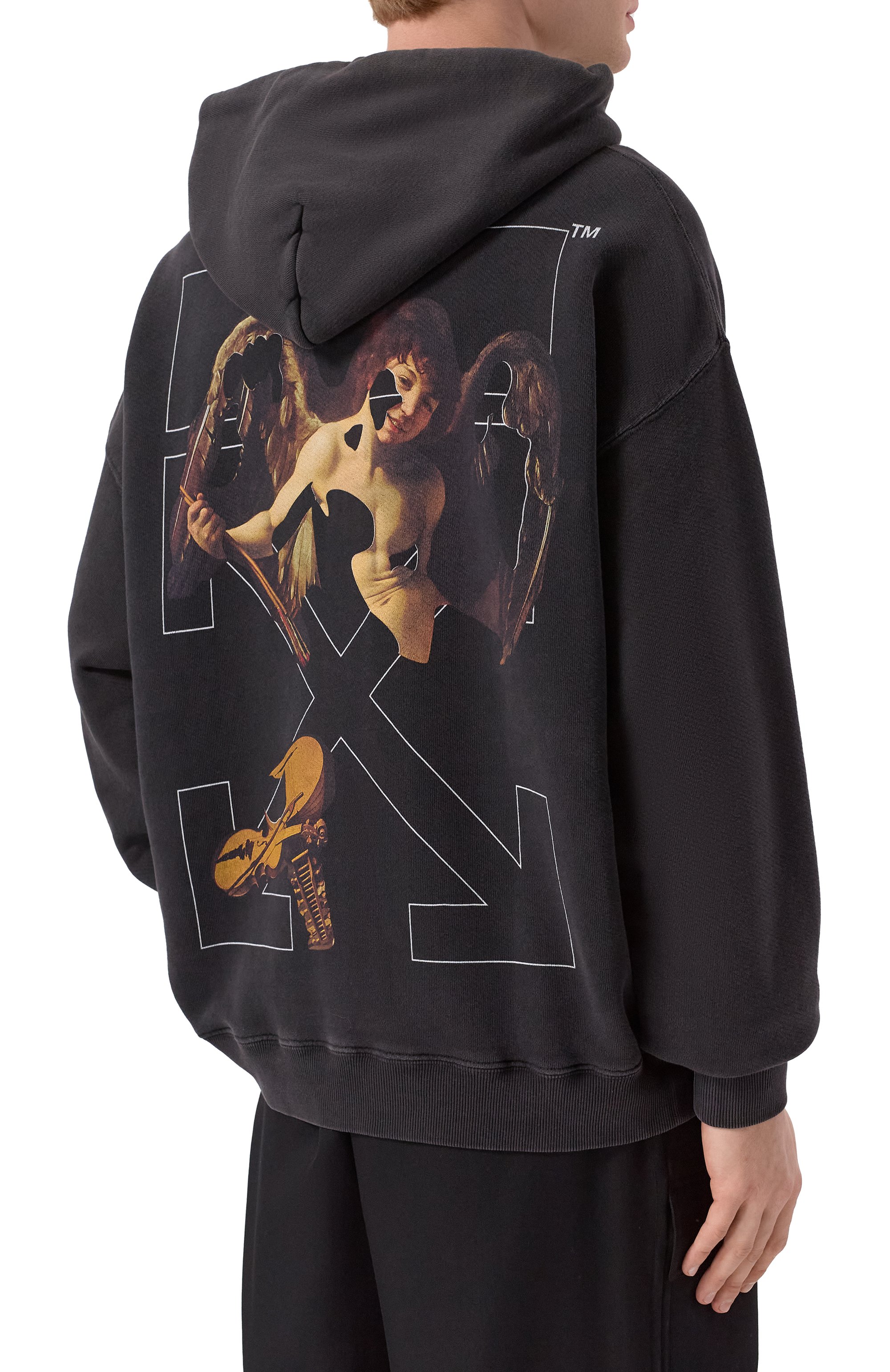 Хлопковое худи OFF-WHITE, арт. 0MBB085F25FLE011, фото 4