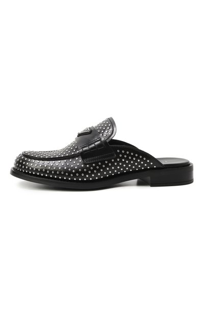 Кожаные сабо PRADA, арт. 1D0310/ULS, фото 4