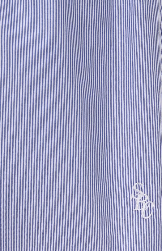 Хлопковые шорты Sporty and Rich SH035606302ST02 Голубой  SH035606302ST02 Фото 6