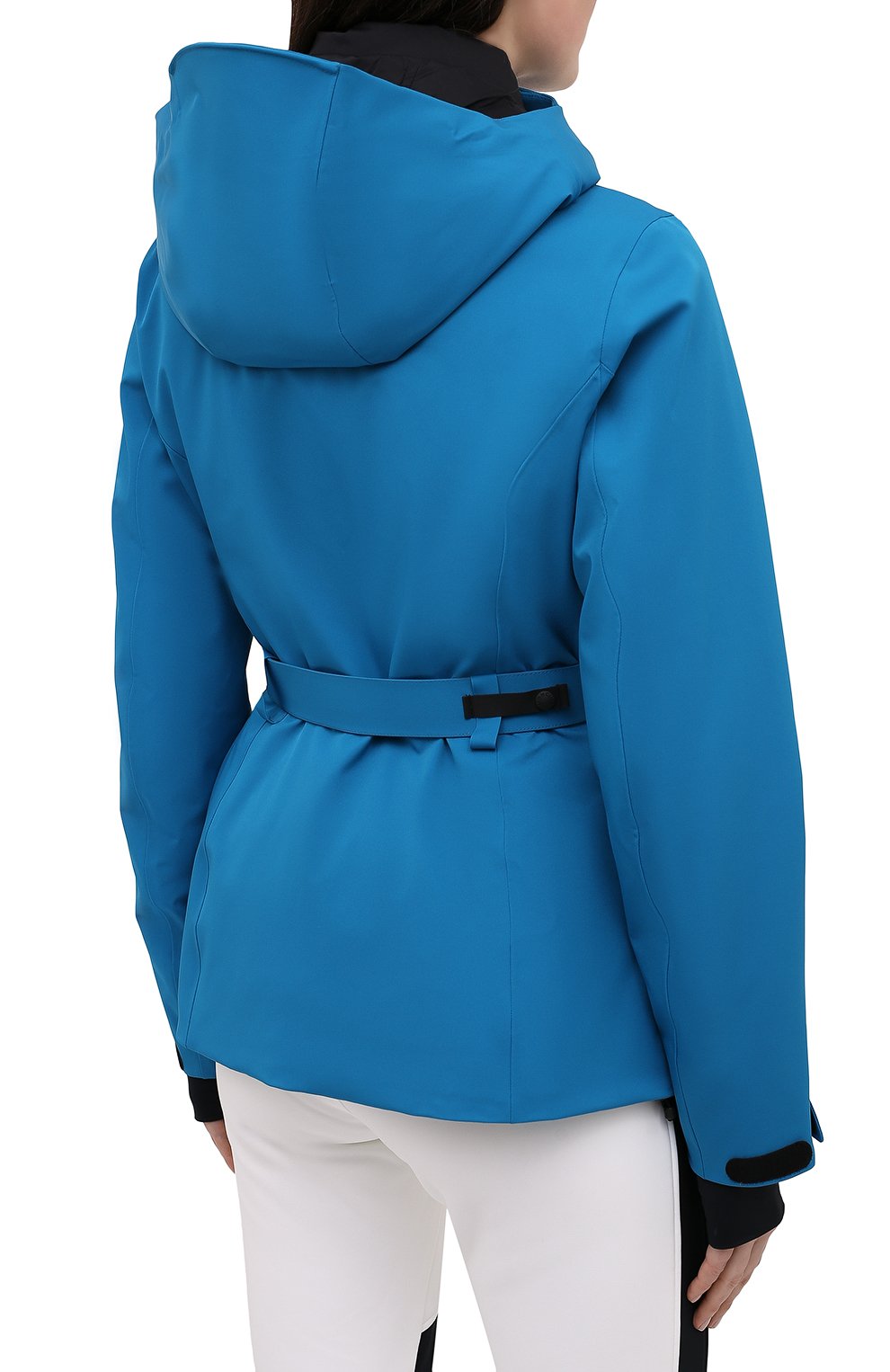 Пуховая куртка MONCLER бирюзового цвета по цене 157500 руб., арт. F2-098-1A803-40-53066, фото 4 Пуховая куртка MONCLER, арт. F2-098-1A803-40-53066, фото 4