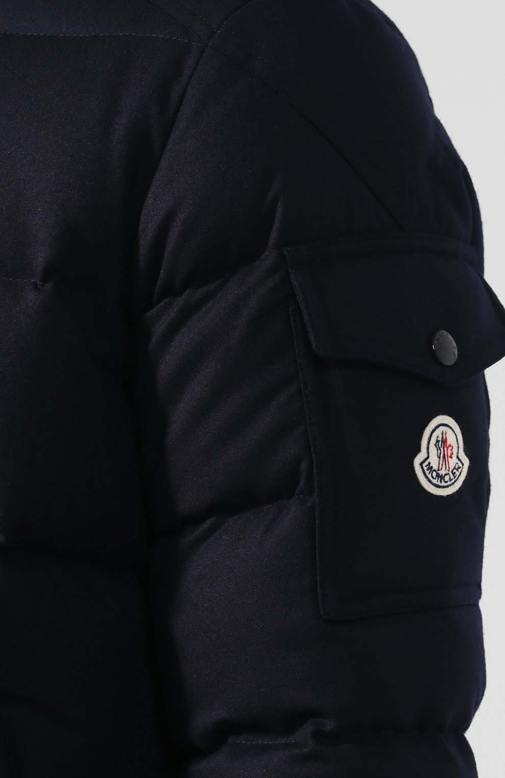 Пуховик mongenevre на молнии с капюшоном MONCLER темно-синего цвета по цене 139000 руб., арт. D2-091-40338-05-54272, фото 5 Пуховик mongenevre на молнии с капюшоном MONCLER, арт. D2-091-40338-05-54272, фото 5