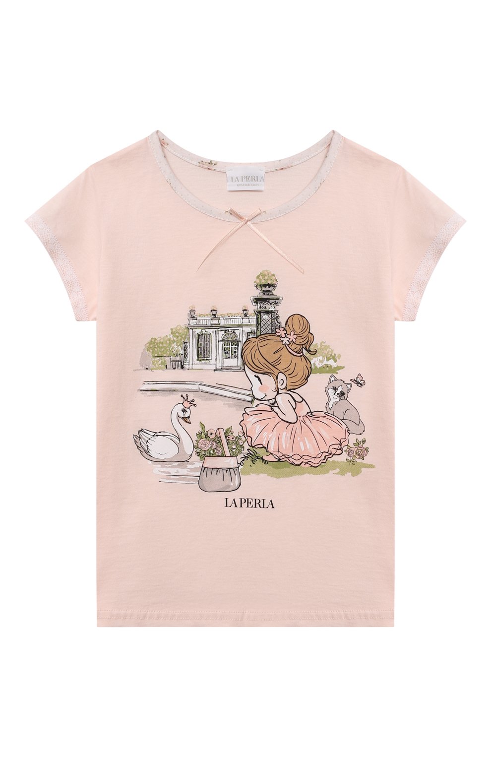 Хлопковая пижама LA PERLA, арт. 70431/8A-14A, фото 2