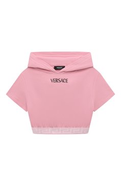 Хлопковое худи VERSACE, арт. 1013774/1A09694/8A-14A, фото 1