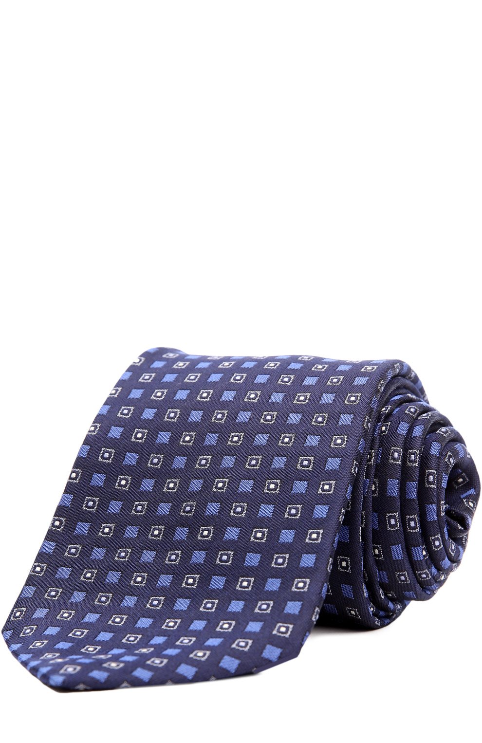 Галстук KITON темно-синего цвета по цене 24400 руб., арт. KL/C4D63, фото 1 Галстук KITON, арт. KL/C4D63, фото 1