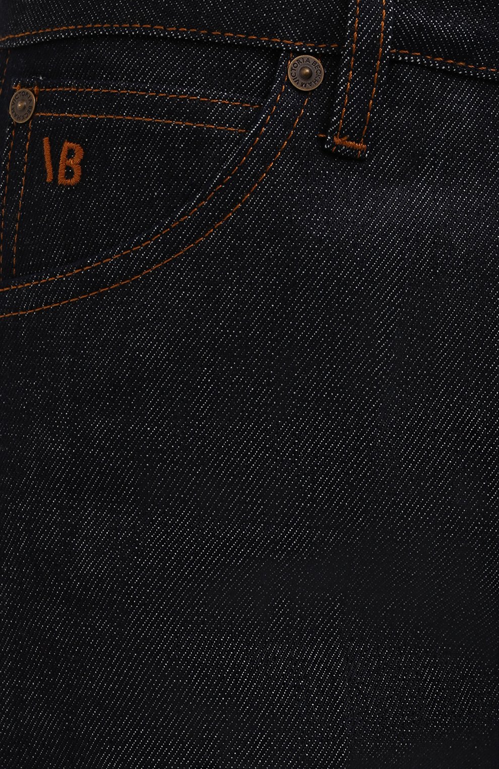 Джинсы VICTORIA BECKHAM синего цвета по цене 37450 руб., арт. 1221DJE002765A, фото 5 Джинсы VICTORIA BECKHAM, арт. 1221DJE002765A, фото 5