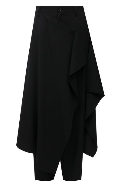 Женские шерстяные брюки YOHJI YAMAMOTO, арт. NR-P07-100