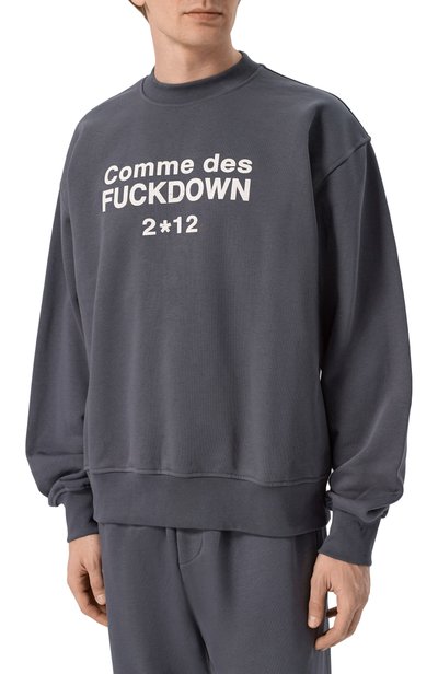 Хлопковый свитшот COMME DES FUCKDOWN, арт. CFABU00045, фото 3