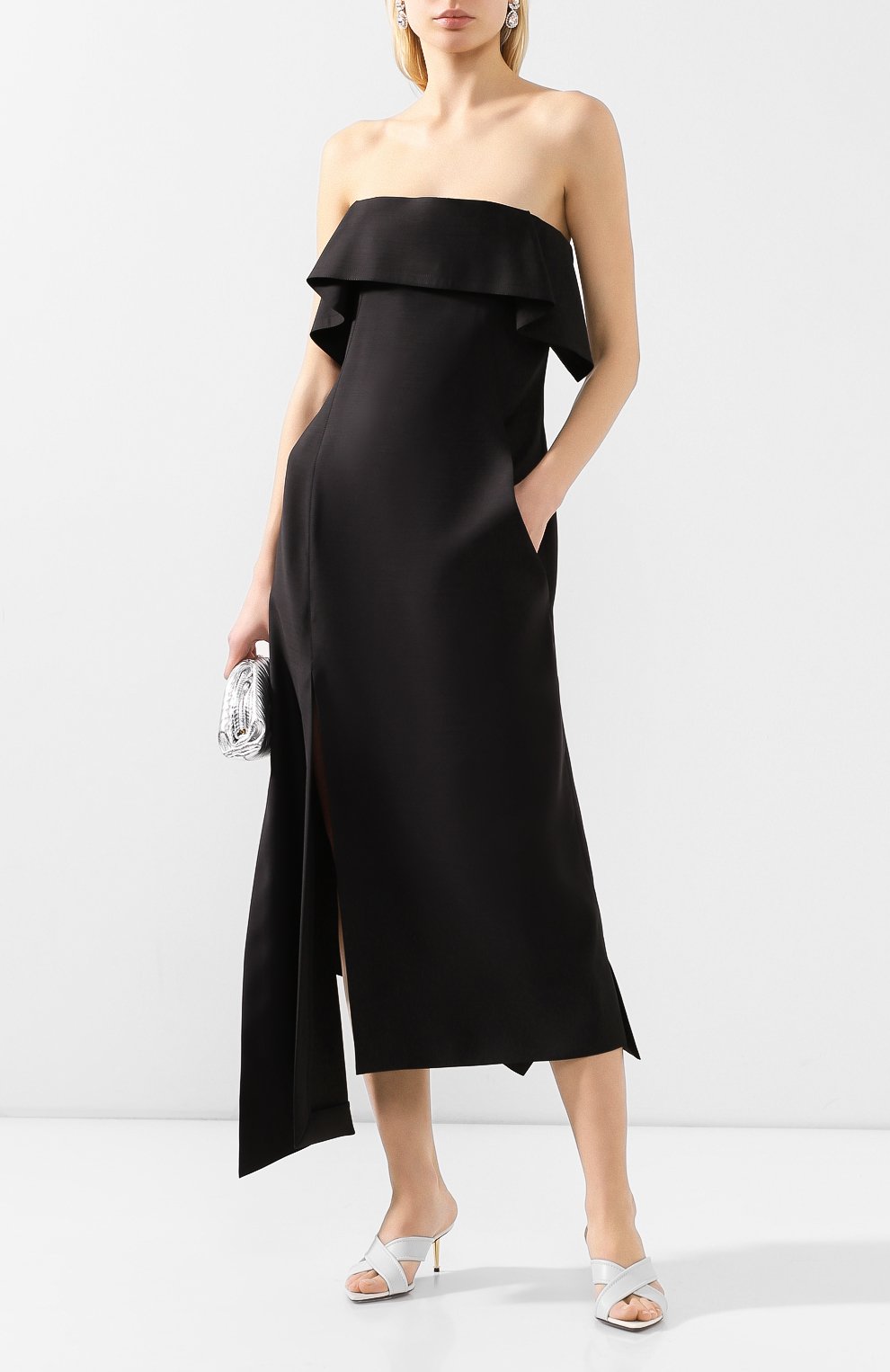 Платье из смеси шерсти и шелка LANVIN, арт. RW-DR384U-4496-E20, фото 2
