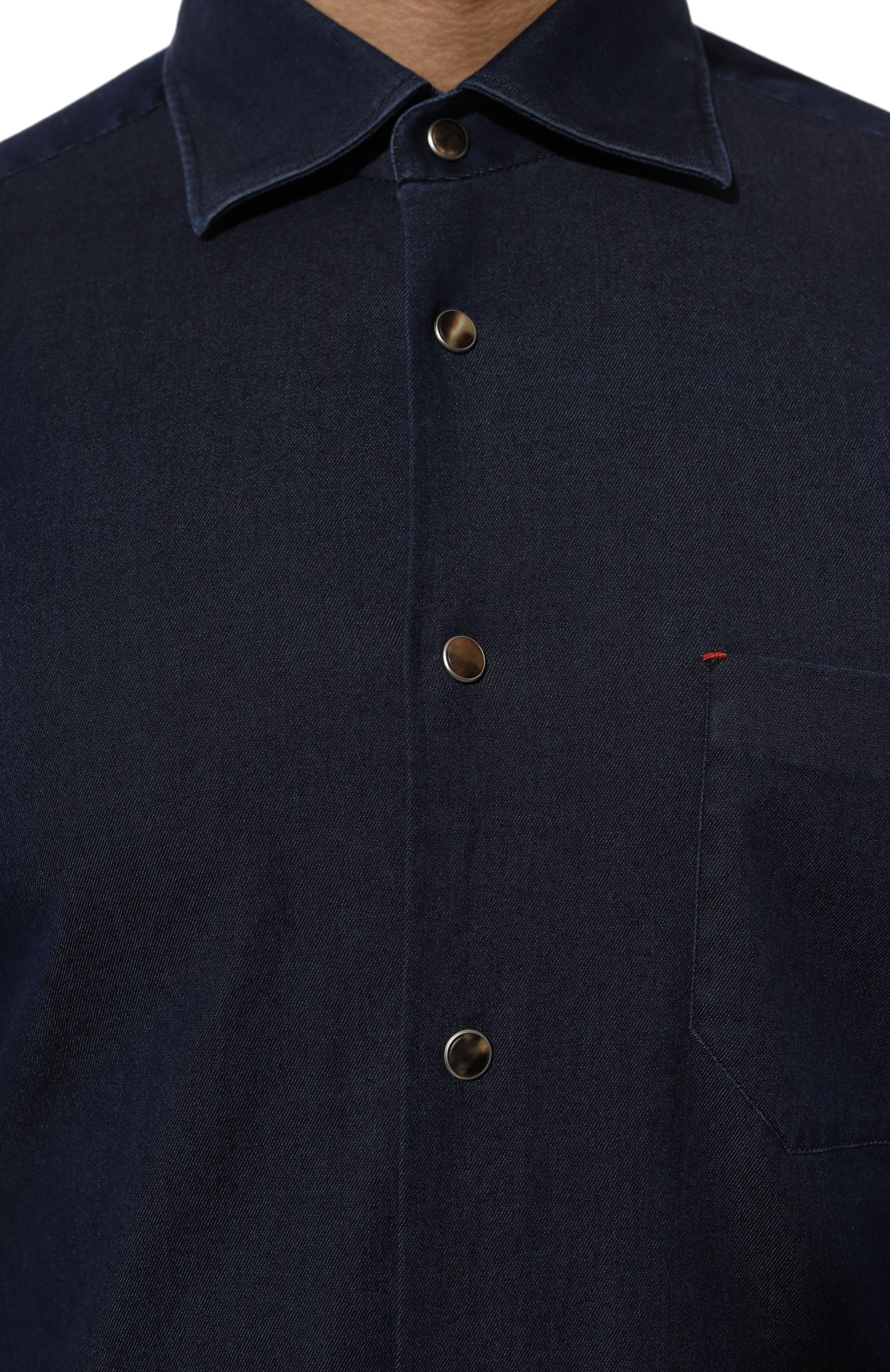 Джинсовая рубашка KITON, арт. UMCNERHH08859, фото 5