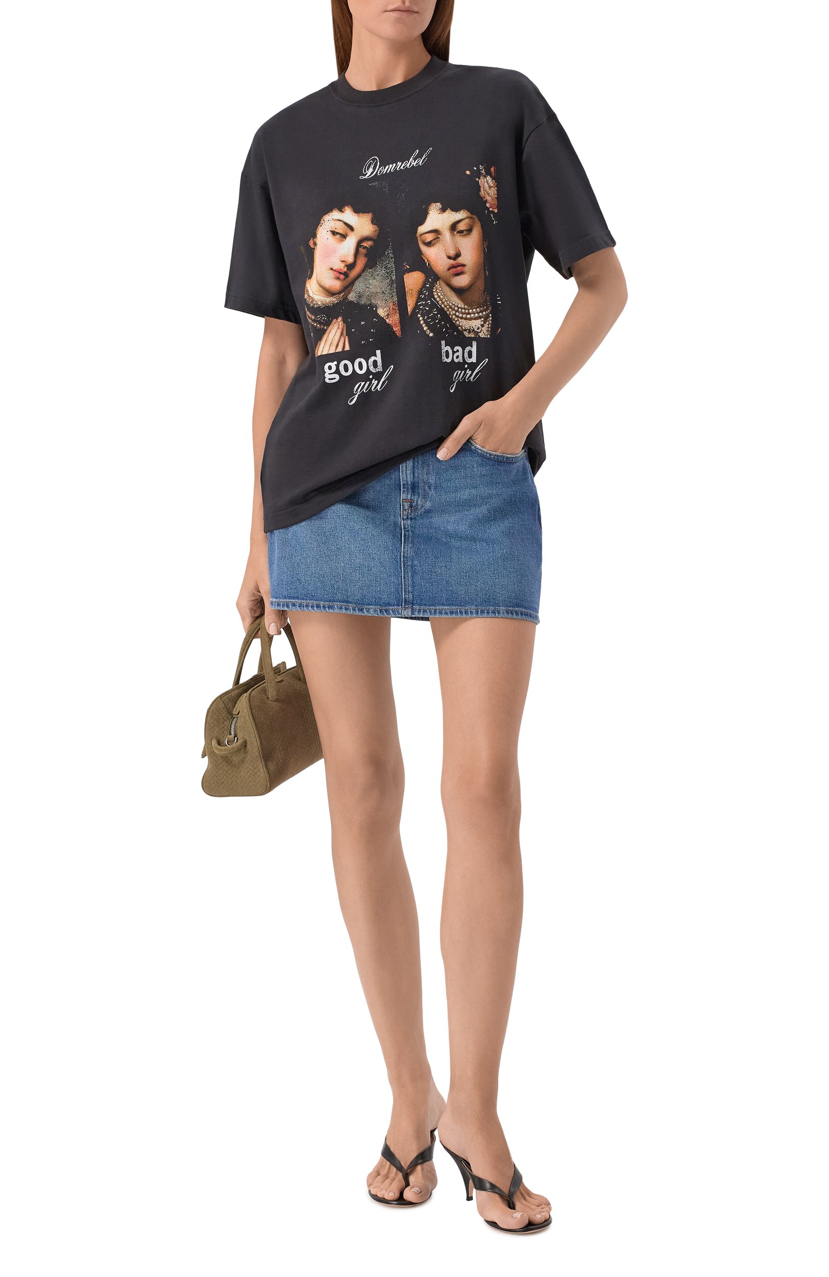 Хлопковая футболка DOMREBEL, арт. MY GIRL/T-SHIRT, фото 2