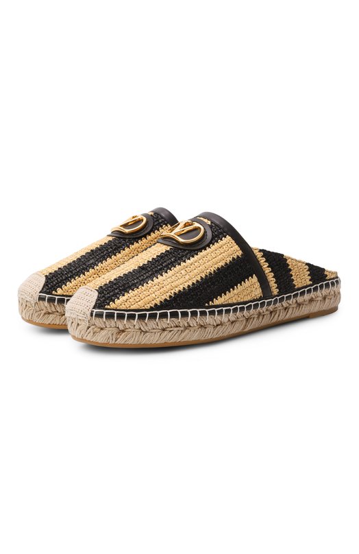 Текстильные сабо VLogo Signature Valentino 8W2S0ME9/HVN Разноцветный 8W2S0ME9/HVN