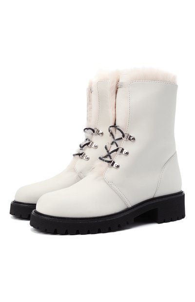 Кожаные ботинки combat GIUSEPPE ZANOTTI DESIGN, арт. I070009/010, фото 1