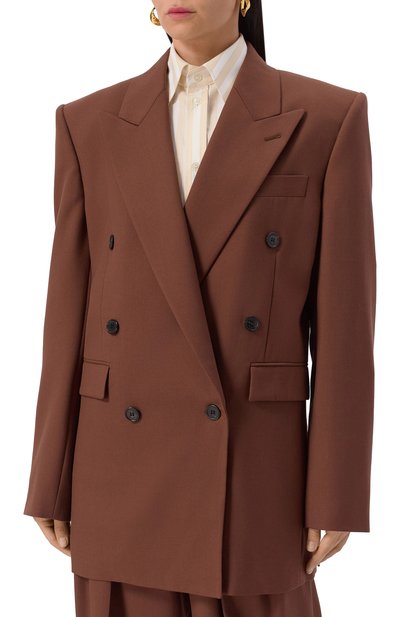 Шерстяной жакет SAINT LAURENT, арт. 823616/Y405W, фото 3