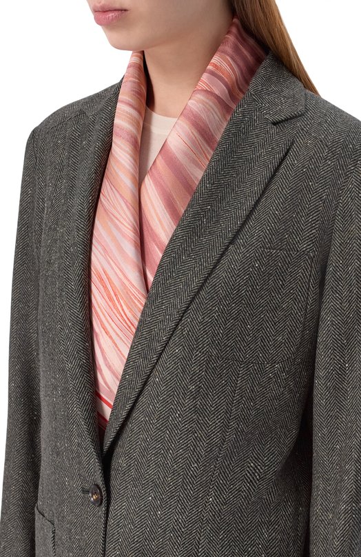 Шелковый платок Kiton D53754K0953H19 Розовый  D53754K0953H19 Фото 2