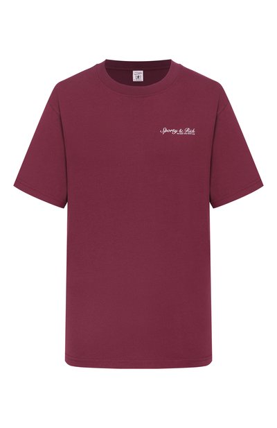 Женская хлопковая футболка SPORTY AND RICH, арт. T011975325RE02