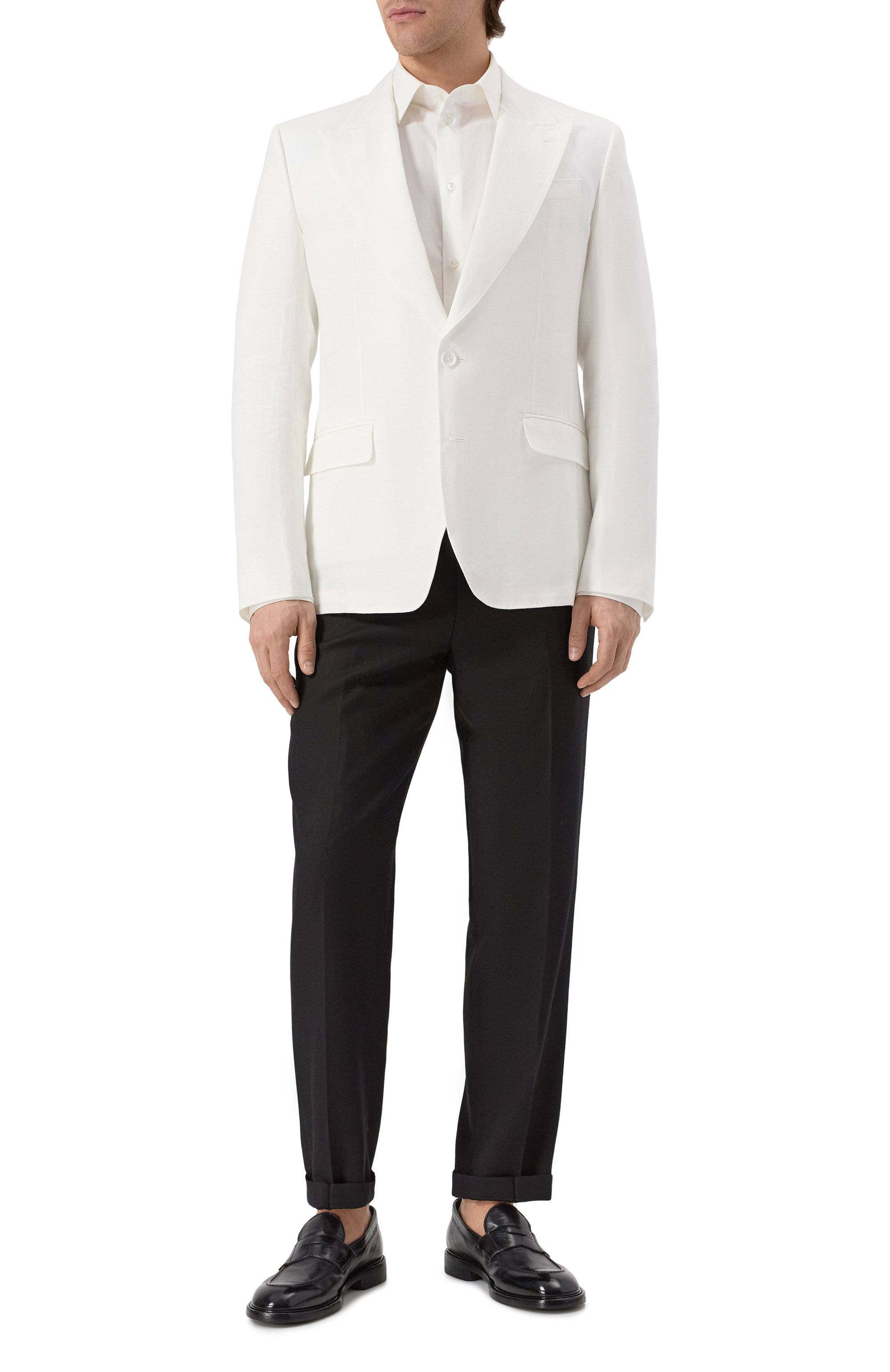 Льняной пиджак DOLCE & GABBANA, арт. G2QS6T/FU4MC, фото 3