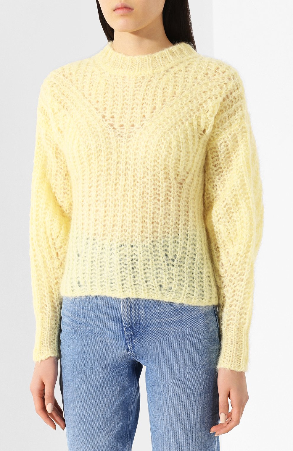 Шерстяной свитер ISABEL MARANT, арт. PU1087-20P041I/INK0, фото 3