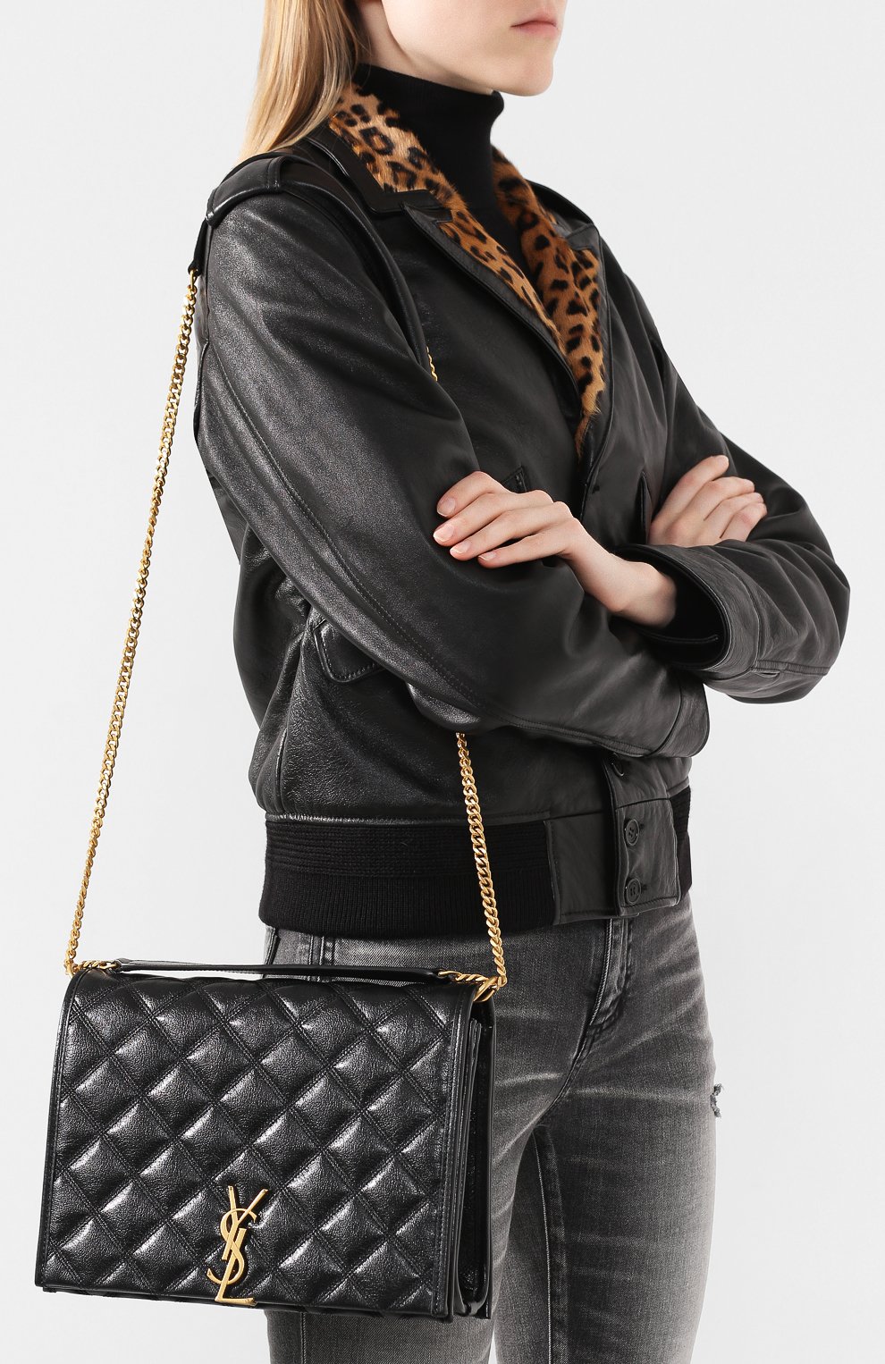 Сумка becky small  SAINT LAURENT, арт. 579607/1D319, фото 5
