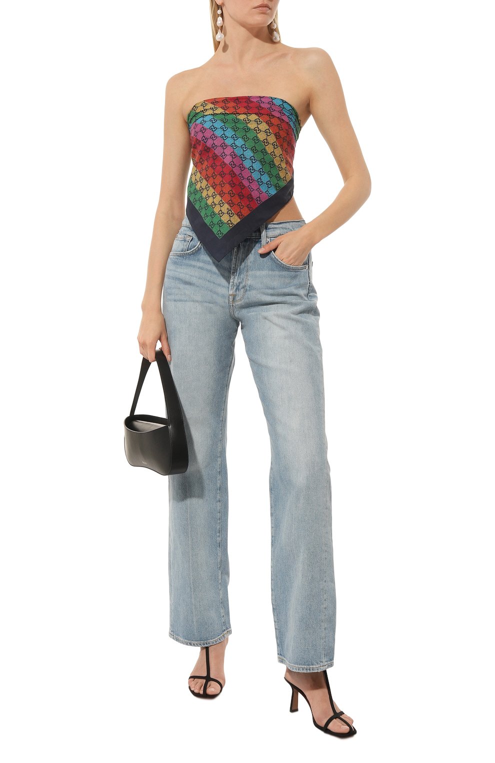 Хлопковый платок GUCCI, арт. 662781 3G101, фото 2