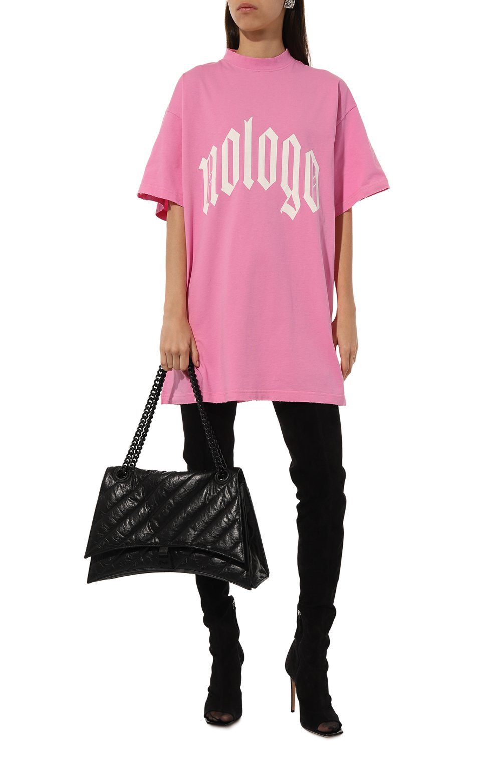 Сумка crush large BALENCIAGA черного цвета по цене 428500 руб., арт. 716332/210IY, фото 7 Сумка crush large BALENCIAGA, арт. 716332/210IY, фото 7