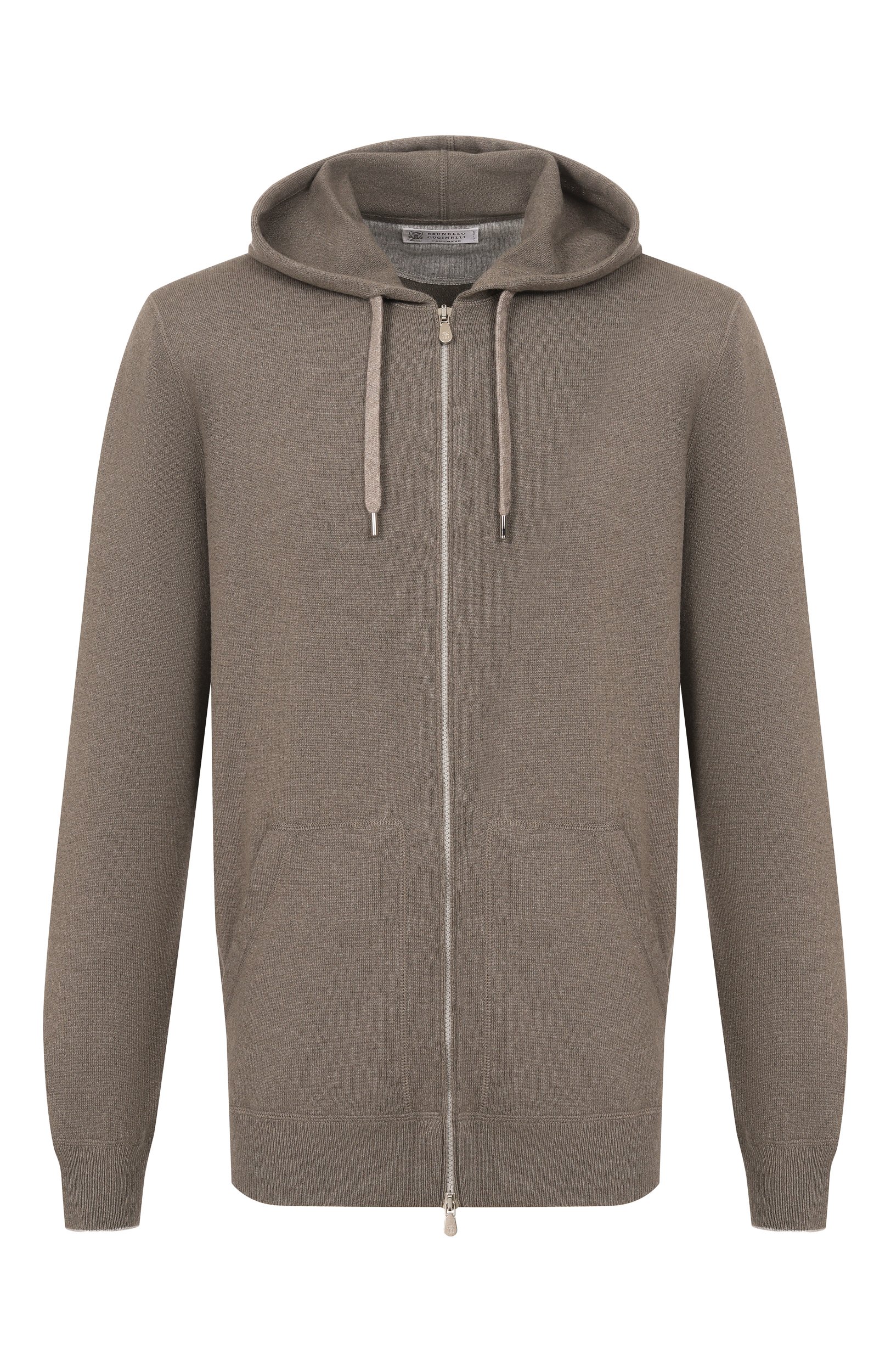 Кашемировый кардиган BRUNELLO CUCINELLI хаки цвета по цене 338500 руб., арт. M2223246G, фото 1 Кашемировый кардиган BRUNELLO CUCINELLI, арт. M2223246G, фото 1