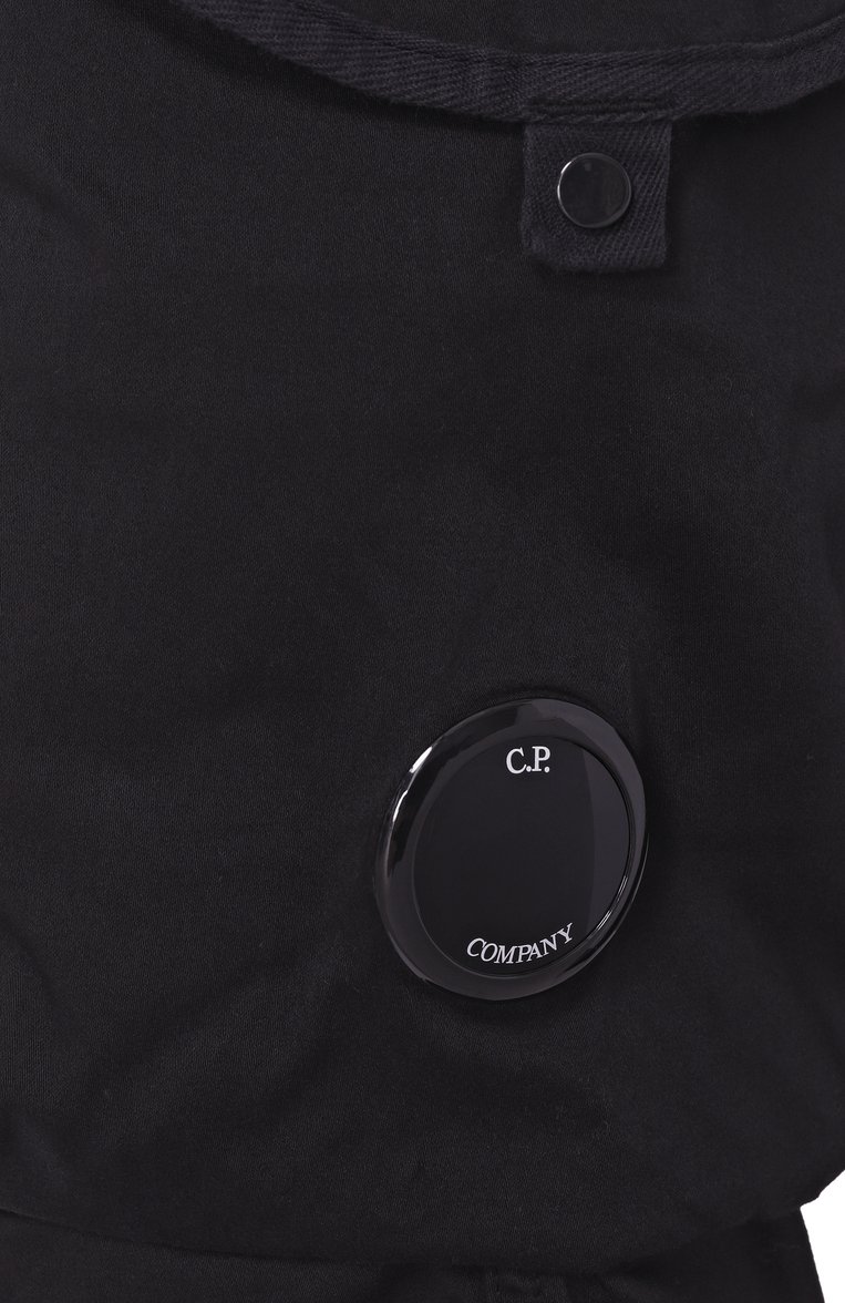 Мужские хлопковые брюки-карго C.P. COMPANY черного цвета, арт. 18CMPA058A005694G | Фото 6 (Длина (брюки, джинсы): Стандартные; Драгоценные камни: Проставлено; Материал внешний: Хлопок; Материал сплава: Проставлено; Силуэт М (брюки): Карго; Случай: Повседневный; Стили: Кэжуэл)