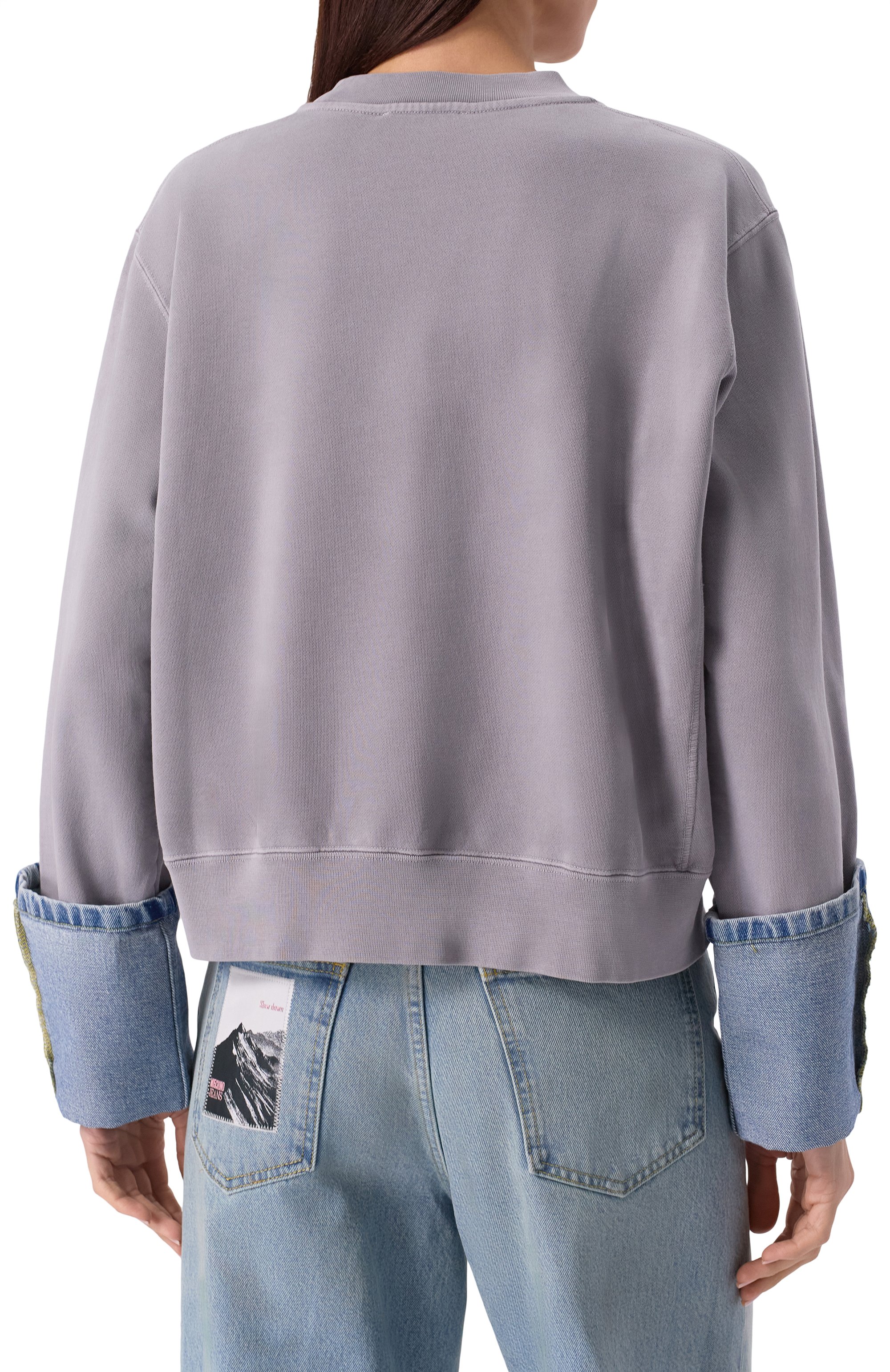 Хлопковый свитшот M05CH1NO JEANS, арт. A1709/3228, фото 4