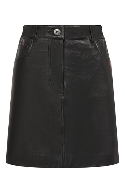 Женская кожаная юбка WEEKEND MAX MARA, арт. HULL
