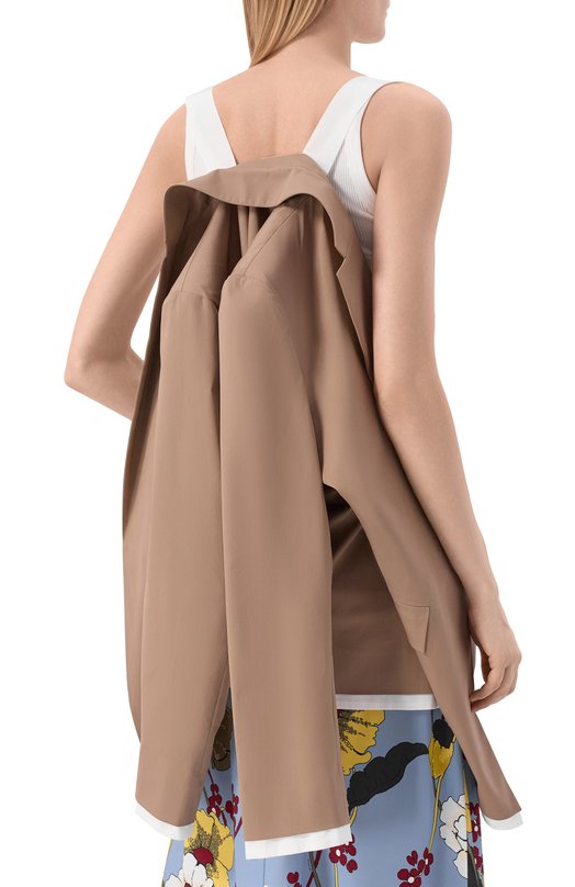 Хлопковый жакет N21 L062/0296 Бежевый  L062/0296 Фото 6