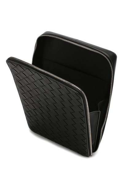 Кожаная сумка-планшет BOTTEGA VENETA, арт. 596730/V00BL, фото 4