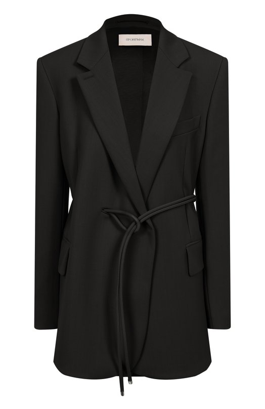Жакет из вискозы Sportmax GLASSA Чёрный GLASSA