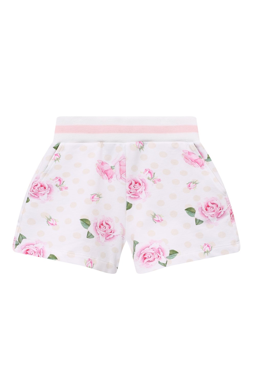 Хлопковые шорты MONNALISA, арт. 39A407, фото 1