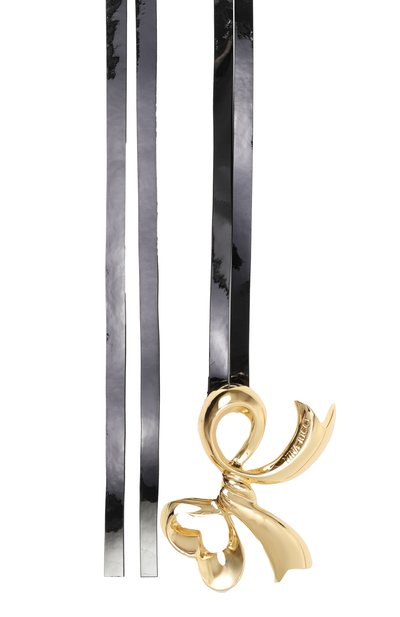 Кожаный пояс NINA RICCI черного цвета по цене 49950 руб., арт. 24AAA0119/LMB037, фото 4 Кожаный пояс NINA RICCI, арт. 24AAA0119/LMB037, фото 4