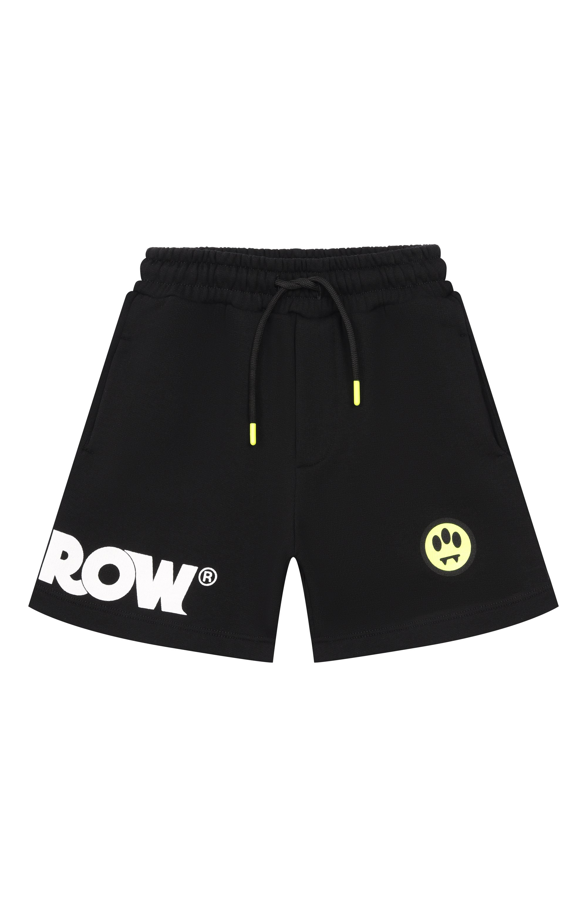 Хлопковые шорты BARROW черного цвета по цене 6715 руб., арт. S6BKJUBE011, фото 1 Хлопковые шорты BARROW, арт. S6BKJUBE011, фото 1