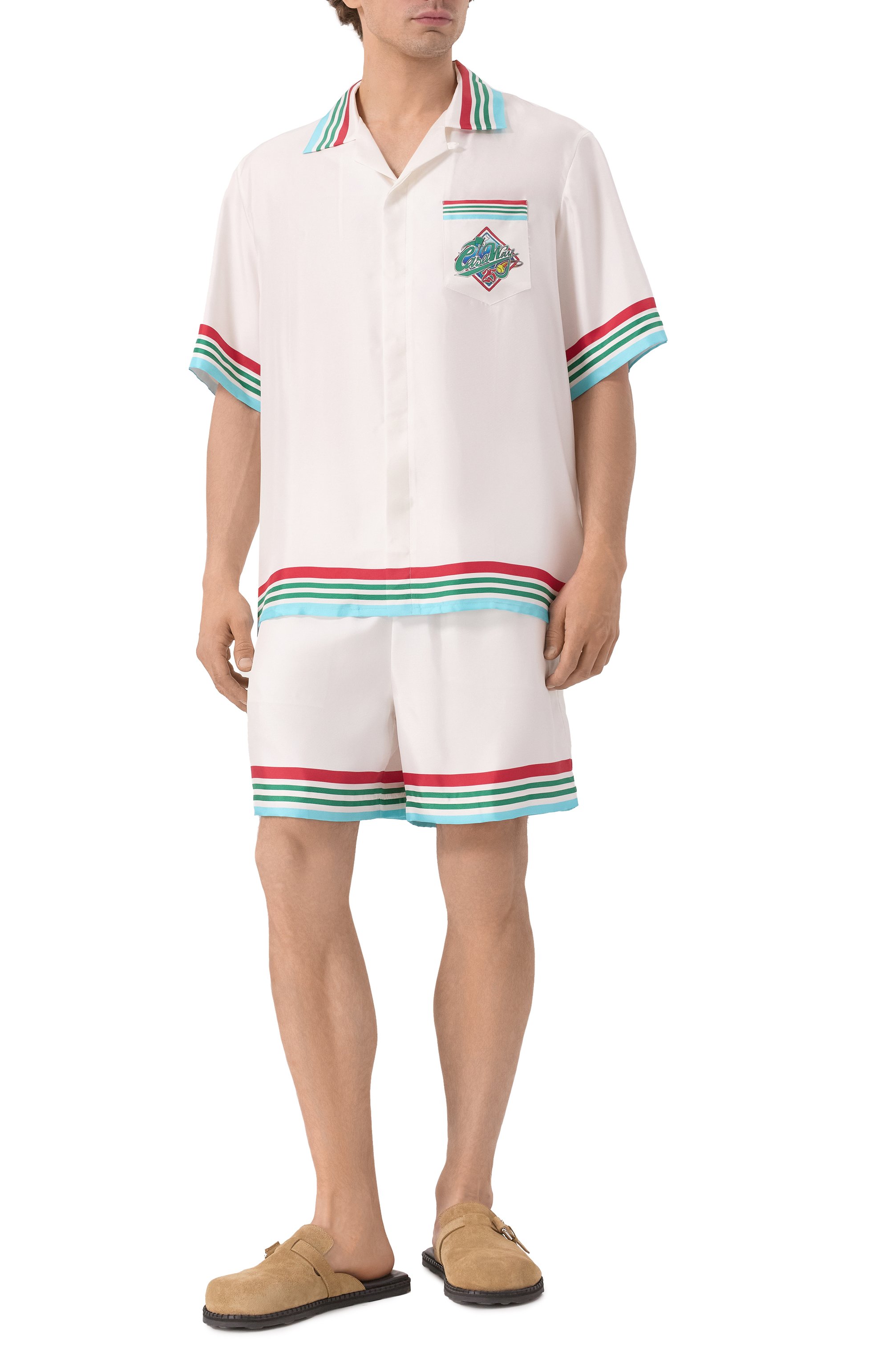 Шелковые шорты CASABLANCA, арт. MS25TR01204, фото 2