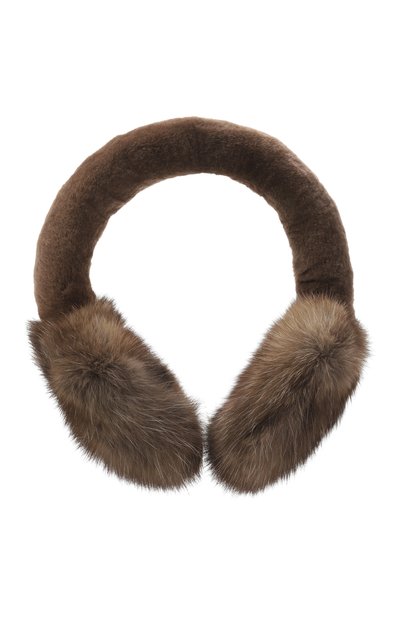 Женские меховые наушники из норки и соболя FURLAND, арт. 0022807450192600000