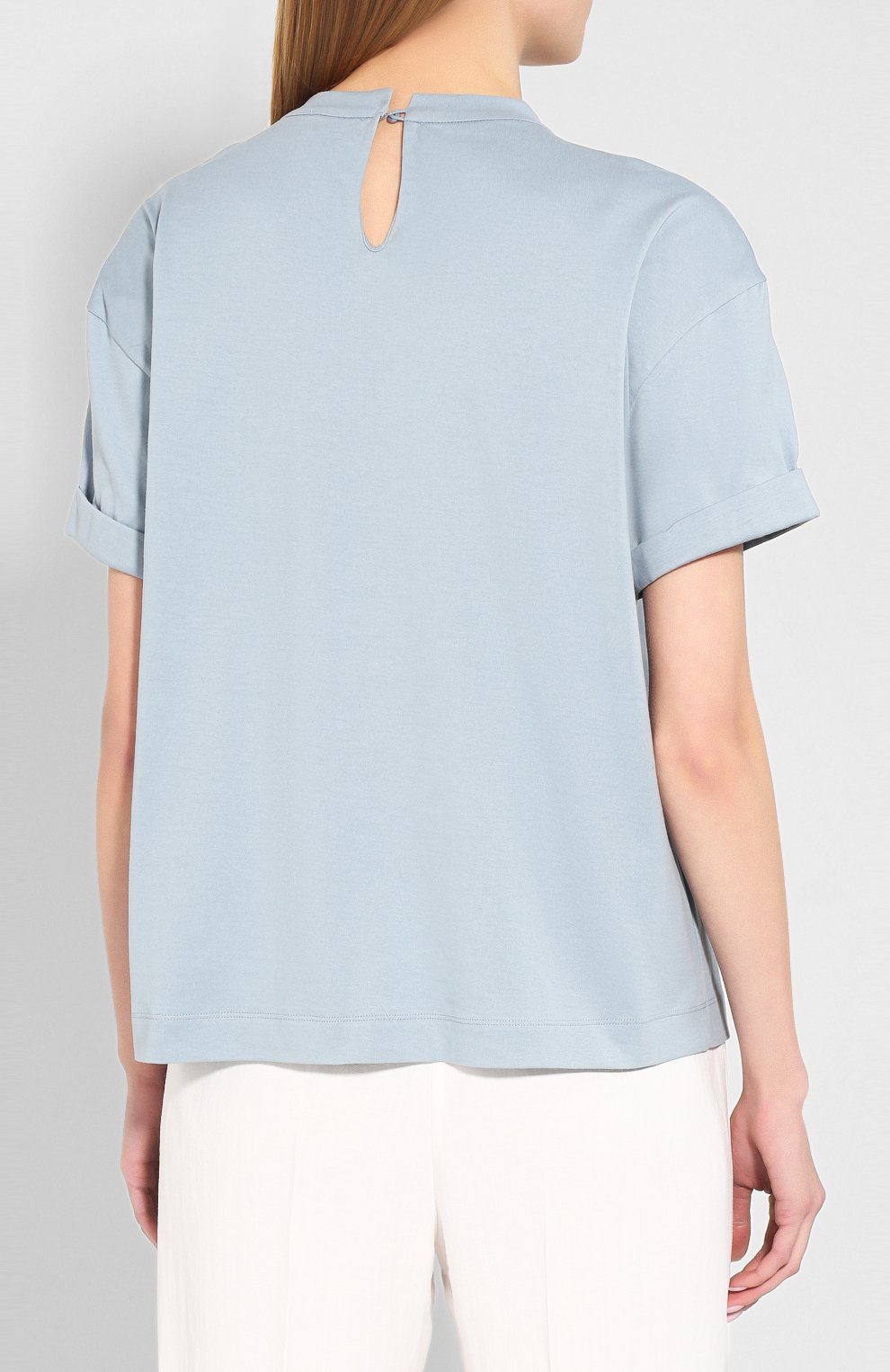 Хлопковый топ BRUNELLO CUCINELLI, арт. M0045BX100, фото 4