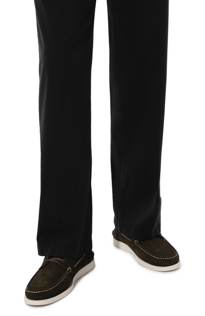 Замшевые топсайдеры KITON, арт. USSA062N00985, фото 3