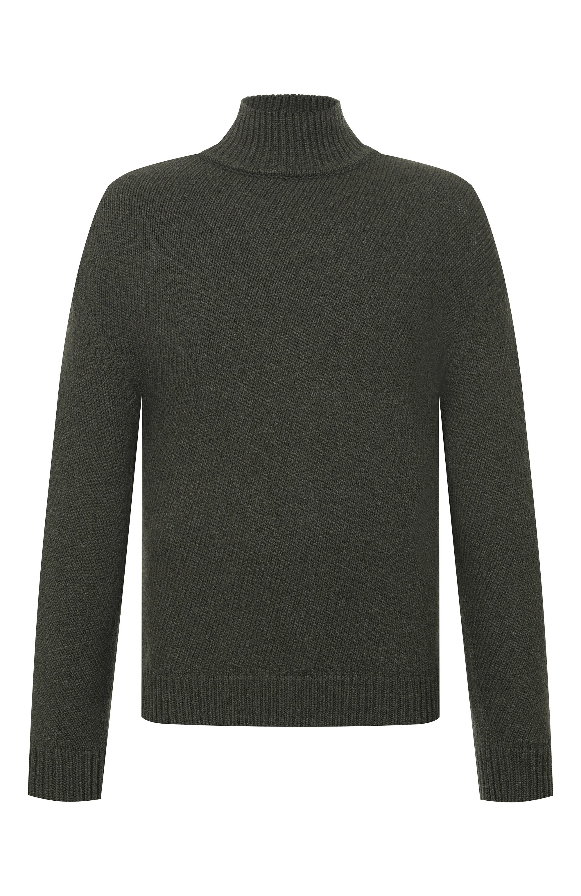 Свитер из шерсти и кашемира JIL SANDER хаки цвета по цене 169500 руб., арт. J22GP0313/J14860, фото 1 Свитер из шерсти и кашемира JIL SANDER, арт. J22GP0313/J14860, фото 1