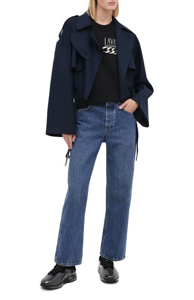 Джинсы ALEXANDER WANG синего цвета по цене 54200 руб., арт. 4DC2204777, фото 2 Джинсы ALEXANDER WANG, арт. 4DC2204777, фото 2