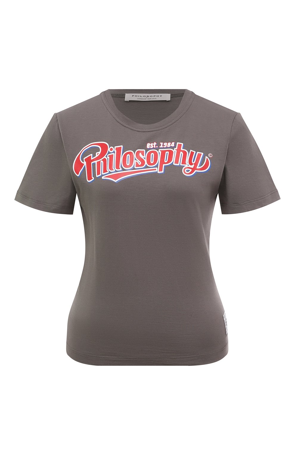 Хлопковая футболка PHILOSOPHY DI LORENZO SERAFINI, арт. A0704/0744, фото 1