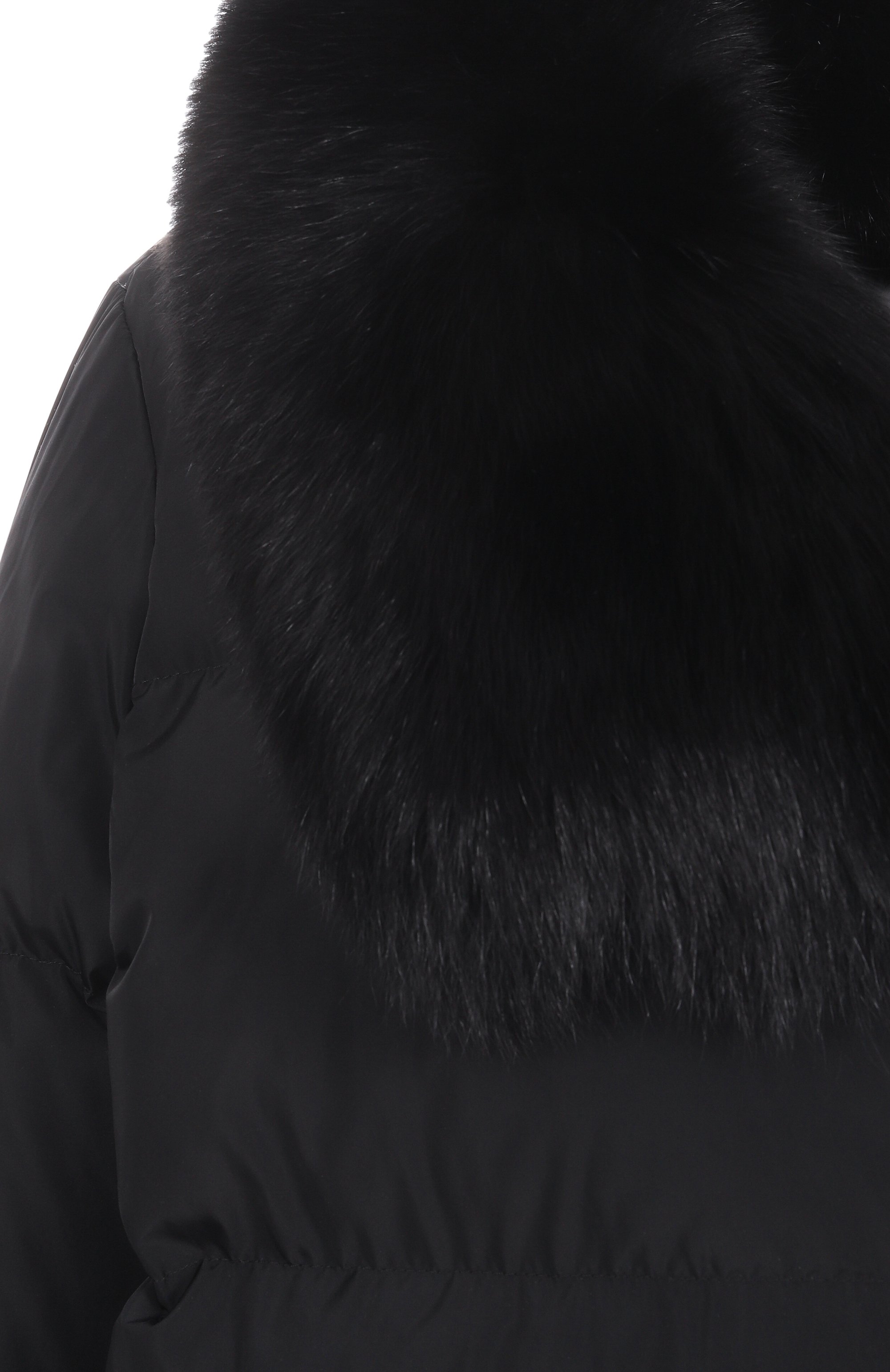 Пуховик с отделкой из меха кролика YVES SALOMON, арт. 25WYM05690D0TM, фото 6