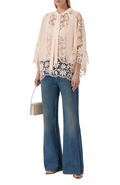 Блузка из хлопка и шелка ELIE SAAB, арт. T0335/SIM03, фото 2