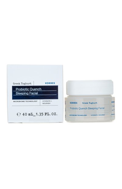 Ночной крем для лица с пробиотиками и йогуртом (40ml) KORRES бесцветного цвета по цене 4390 руб., арт. 5203069106484, фото 2 Ночной крем для лица с пробиотиками и йогуртом (40ml) KORRES, арт. 5203069106484, фото 2