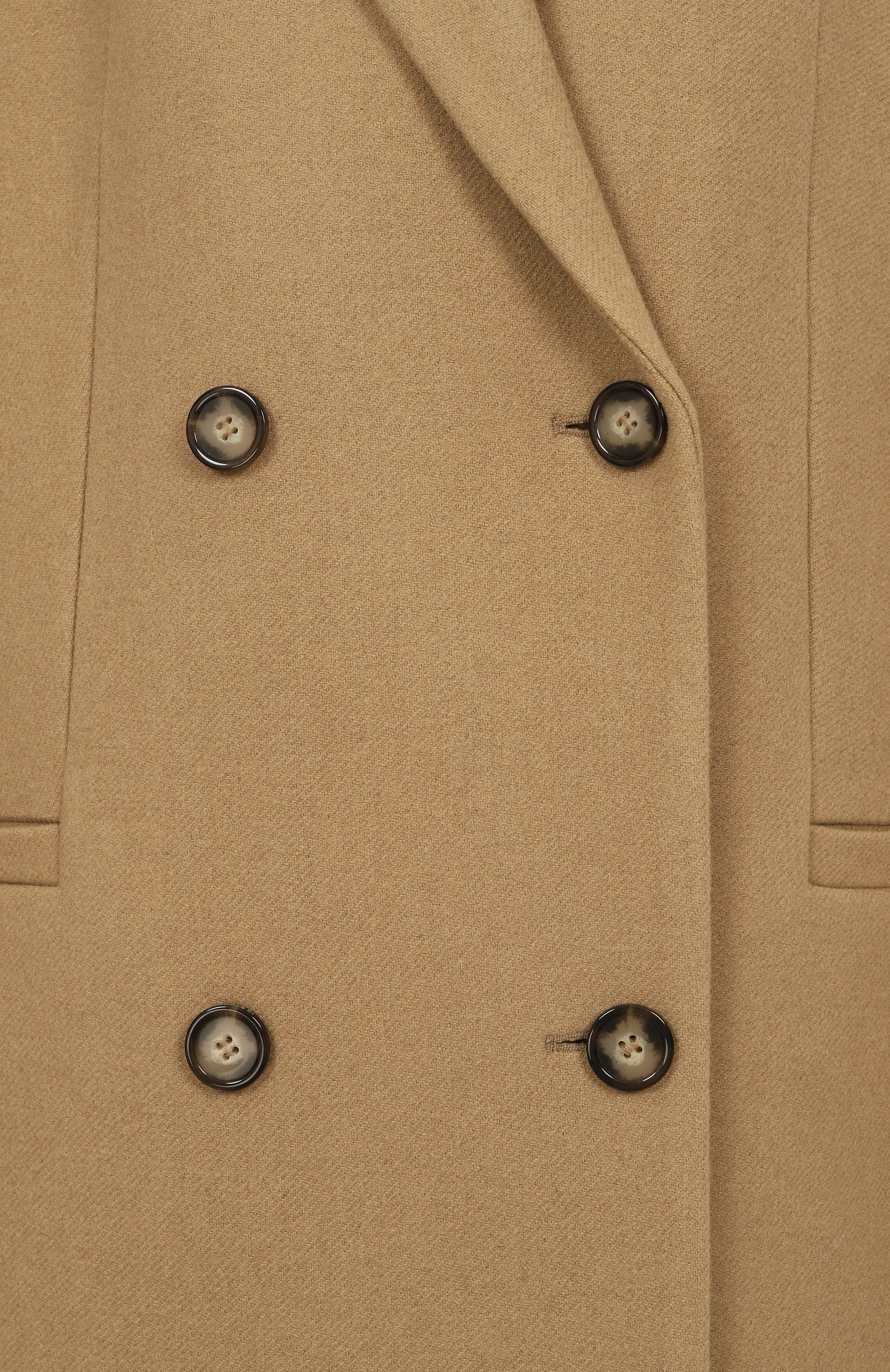 Пальто из шерсти и кашемира 12 STOREEZ бежевого цвета по цене 59000 руб., арт. 132758, фото 6 Пальто из шерсти и кашемира 12 STOREEZ, арт. 132758, фото 6